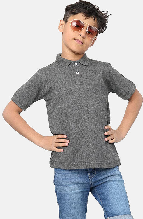 Child Plain Polo Shirts